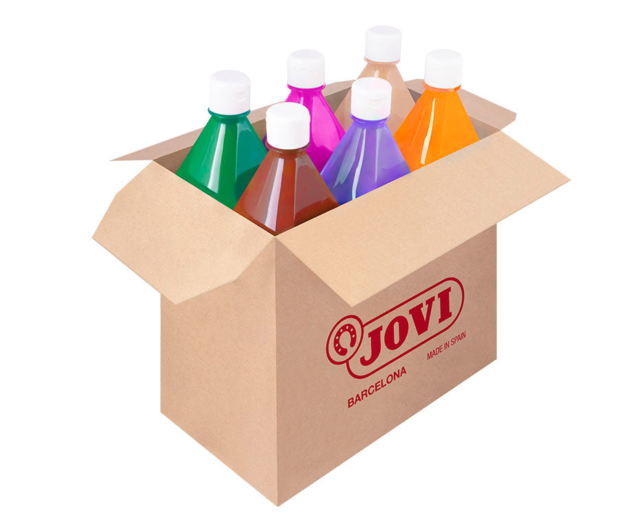 Сет течни темперни бои JOVI Premium 6 x 1000 ml – варијанта B