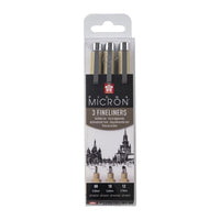 Сет технички пенкала SAKURA PIGMA MICRON сет BROAD 3 парчиња - 1