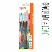 Сет училишни четки Spoko S0339, 5 пар.