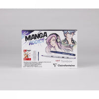 Сет за цртање манга CLAIREFONTAINE Manga Addict Tombow A5 - 50 листови