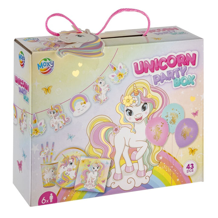 Сет за детски забави Unicorn 43 парчиња - 1