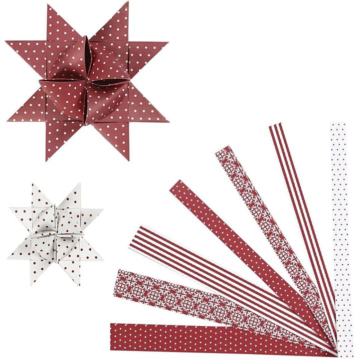 Сет за изработка на хартиени 3D ѕвезди - 1