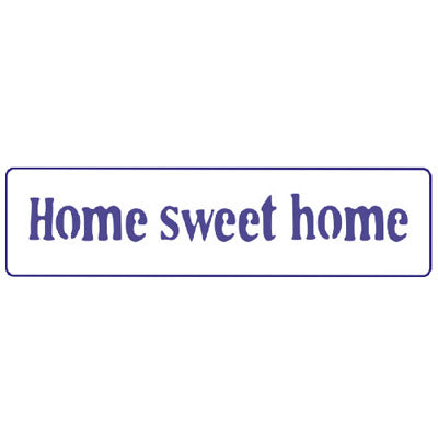 Шаблон PENTART Text Motif - Home Sweet Home