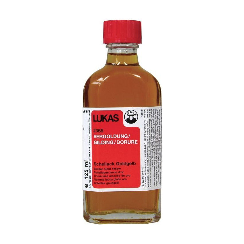 Шелак медиум LUKAS Shellac Solution златно-жолт 125 ml