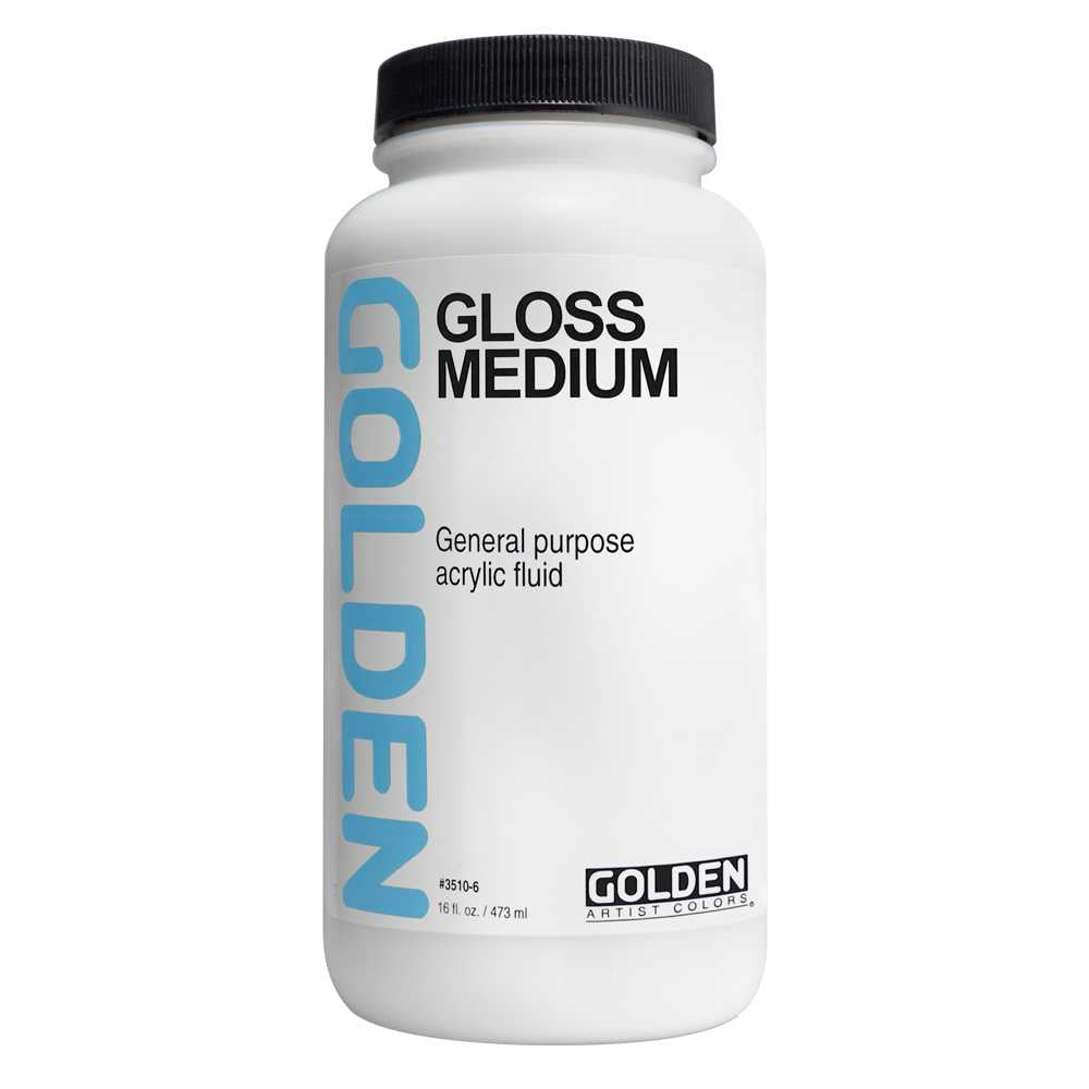 Сјаен акрилен медиум GOLDEN Gloss Medium