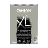 Скицир блок CANSON XL Touch сив 160 g/m² A4 – A3 - 40 листови