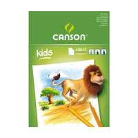 Skicovací blok CANSON Kids 90 g/m² – 30 listov, formáty A5 – A4