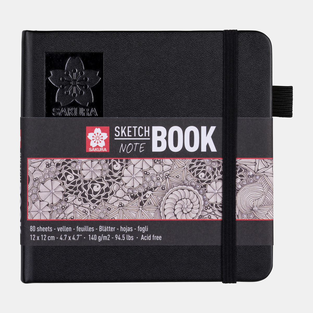 Skicovací blok SAKURA 140 g/m² – 80 listov, 9 – 21 cm