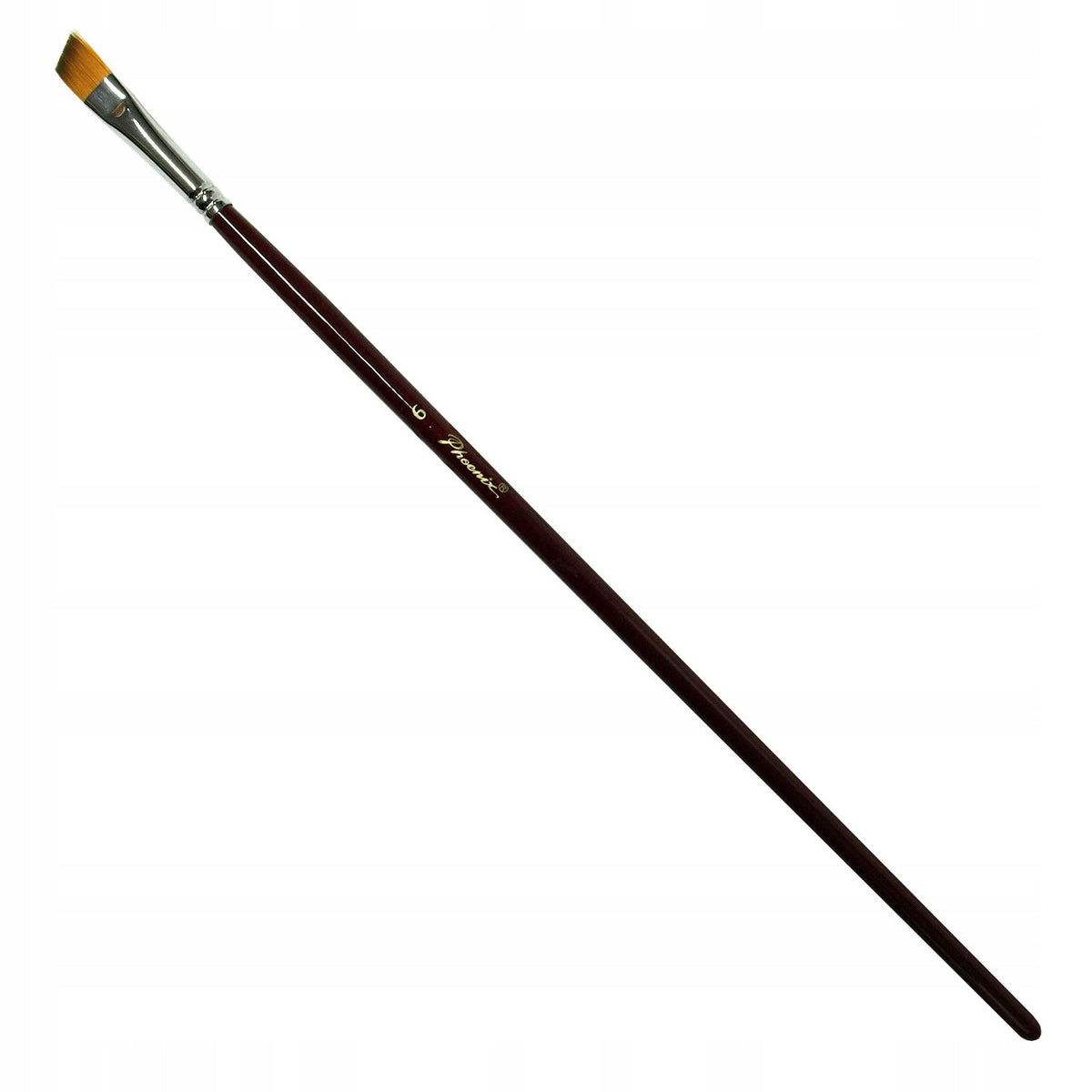 Скосена синтетичка четка Phoenix 6604G - 10# – 6#