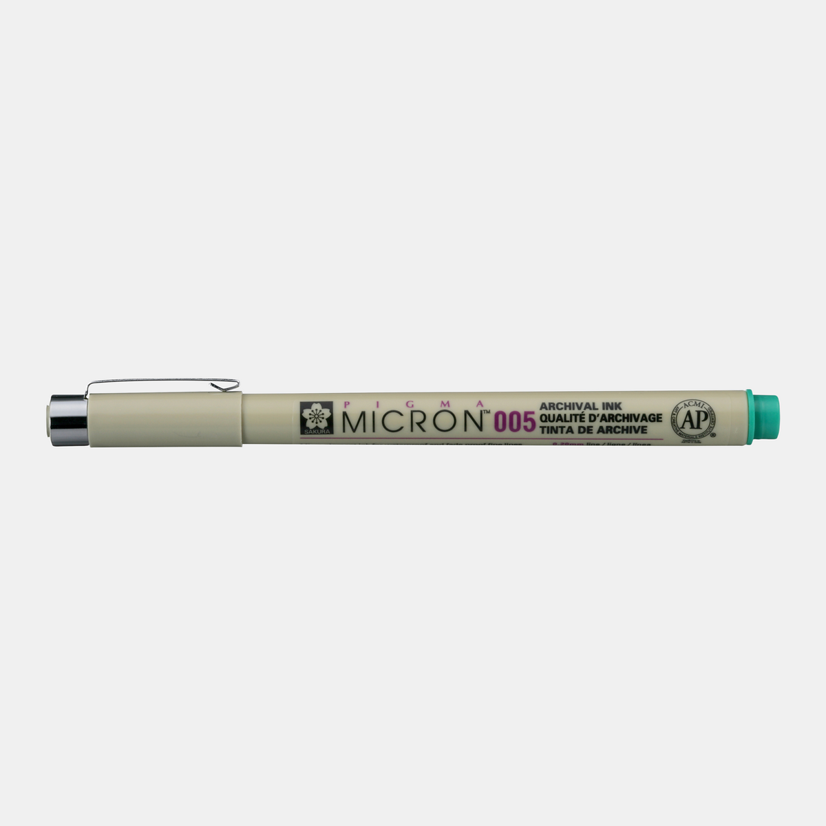 Фломастер за техничко цртање SAKURA Pigma Micron GREEN – 005 0,20 mm