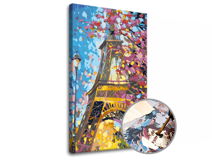 Сликање според броеви PREMIUM GOLD – Eiffel Tower