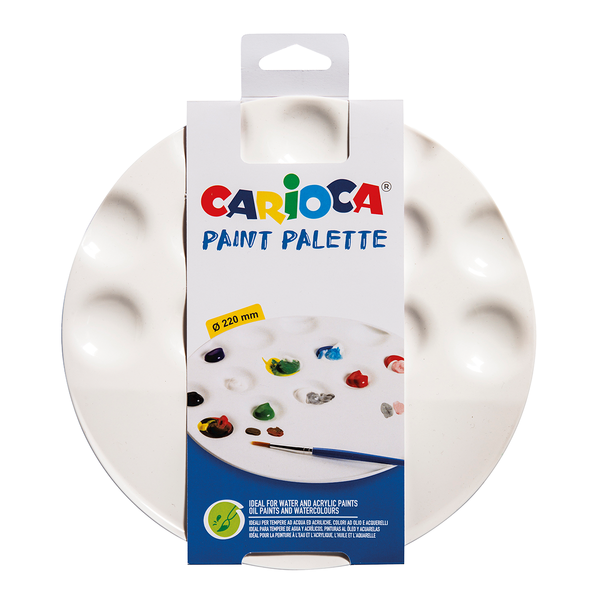 Сликарска палета Carioca за 13 бои