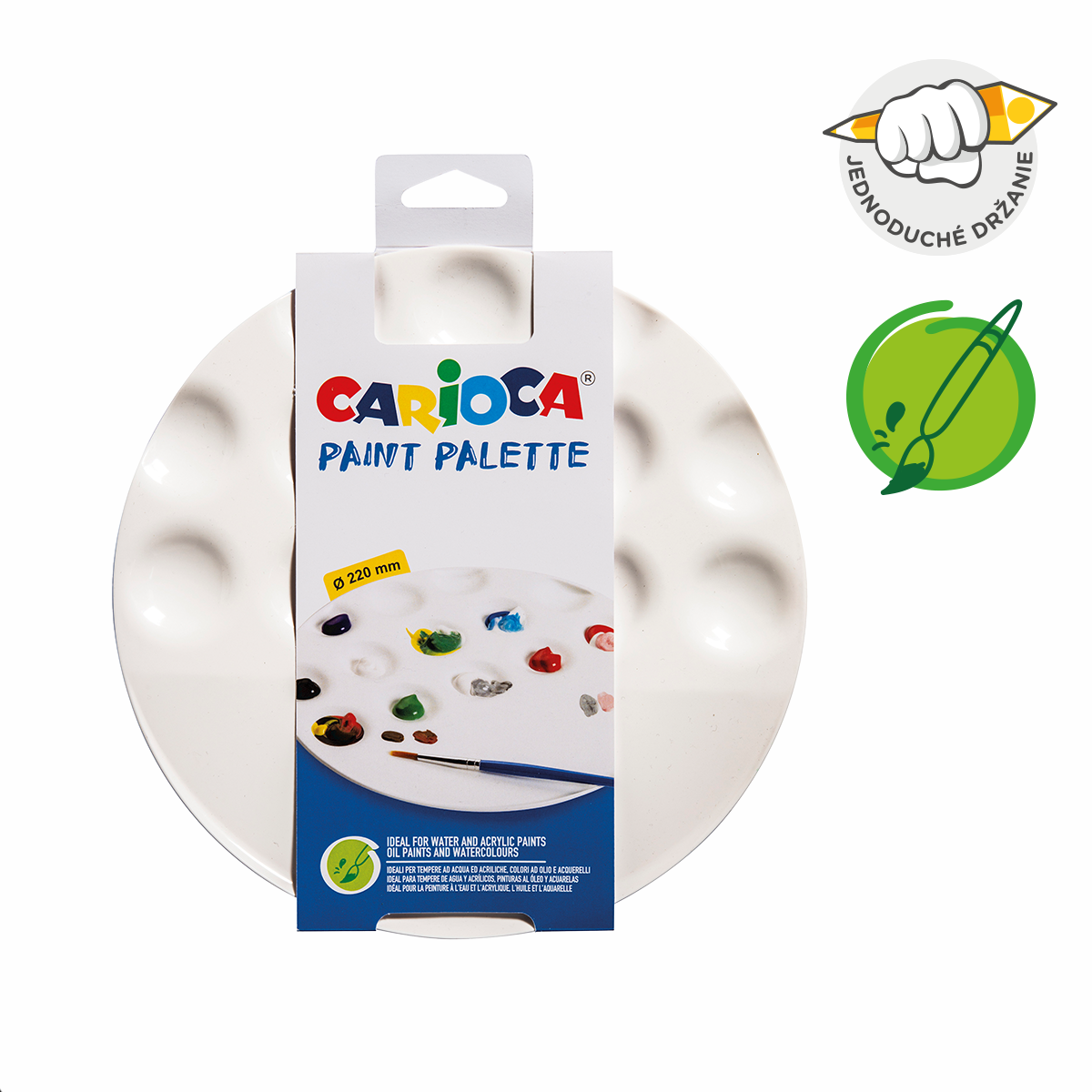Сликарска палета Carioca за 13 бои