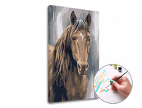 Сликарство од Numbers Brown Stallion - 2