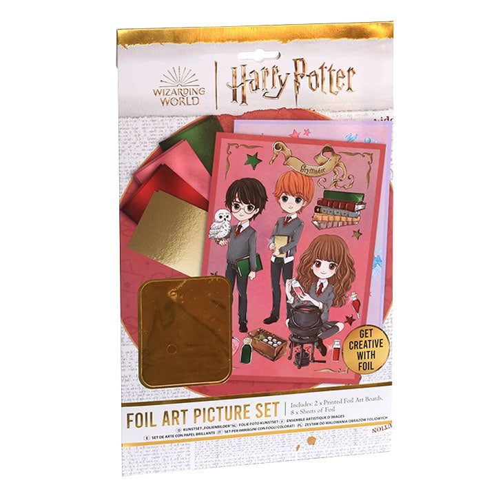Слики Harry Potter со златна фолија - креативен сет