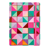 Spoko Notebook A5 наредени 96 страници - Шарена мозаик - 2