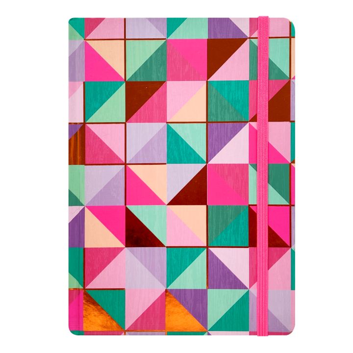 Spoko Notebook A5 наредени 96 страници - Шарена мозаик - 2