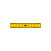 Лењир Spoko, 20 cm, микс бои