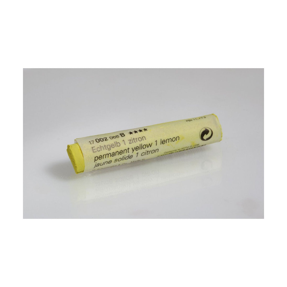 Сув пастел Schmincke FINEST EXTRA-SOFT – Серија 1 – 002 B permanent yellow 1 lemon