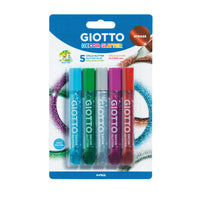 Светкаво лепило GIOTTO Glitter Glue камени бои 5 x 10 g