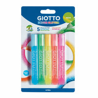 Светкаво лепило GIOTTO Glitter Glue неон бои 5 x 10 g