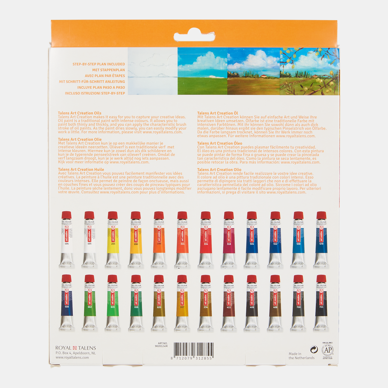 Сет маслени бои ROYAL TALENS Art Creation 24 x 12 ml