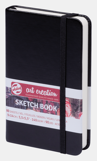 Блок за скицирање ROYAL TALENS Art Creation Black 9 x 14 cm, 140 g, 90 листови