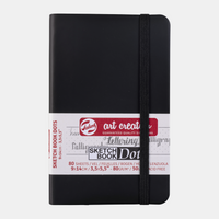 Блок за скицирање ROYAL TALENS Talens Art Creation DOT Black 9 x 14 cm, 80 листа