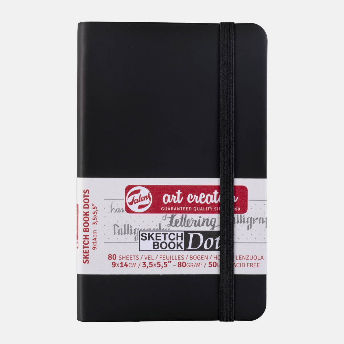 Блок за скицирање ROYAL TALENS Talens Art Creation DOT Black 9 x 14 cm, 80 листа