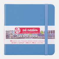 Блок за скицирање Talens Art Creation Light Blue 12 x 12 cm, 140 g, 80 листа