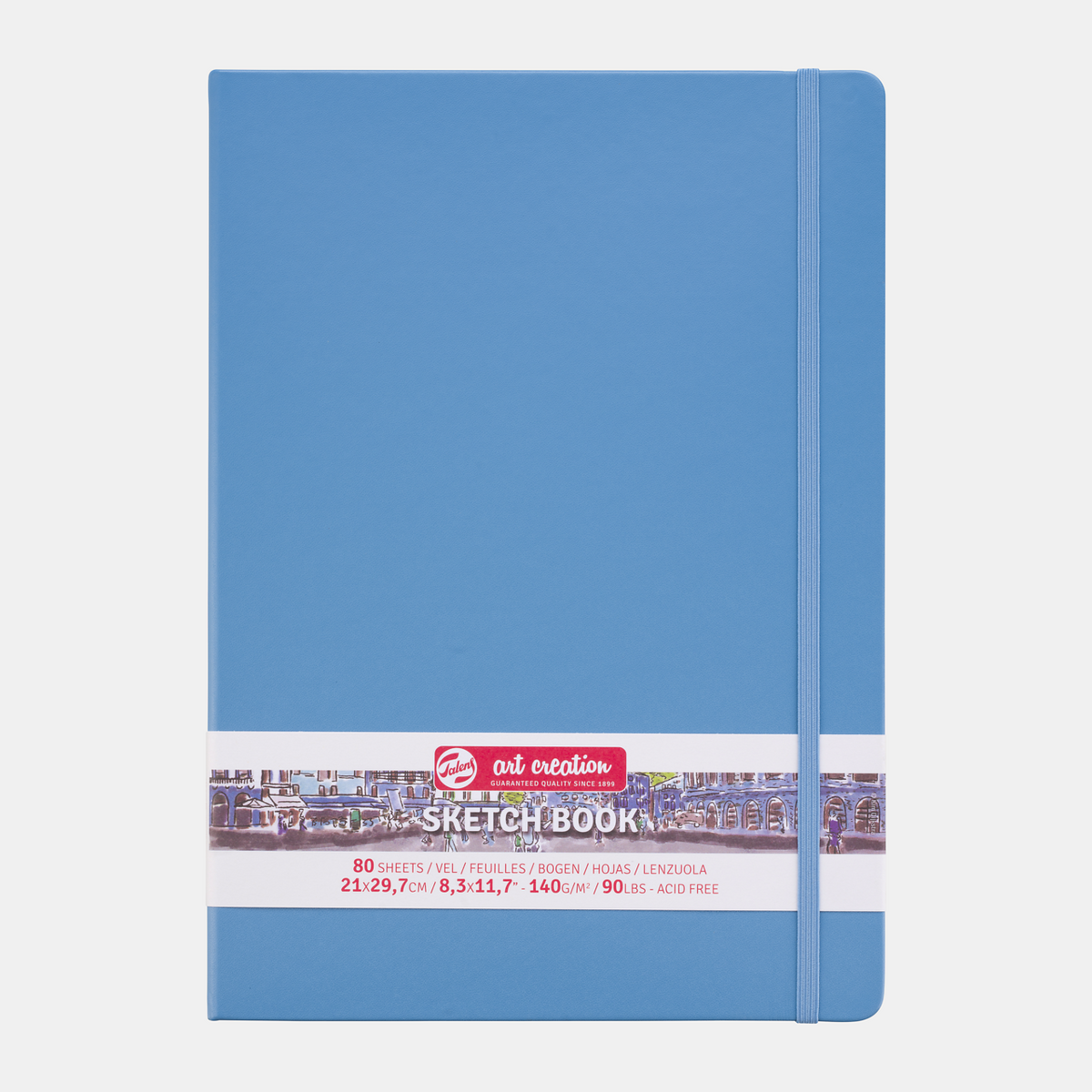 Блок за скицирање Talens Art Creation Light Blue 21 x 30 cm, 140 g, 80 листа