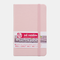 Блок за скицирање ROYAL TALENS Art Creation Pastel Pink 9 x 14 cm, 140 g, 90 листови, тврд повез