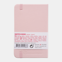 Блок за скицирање ROYAL TALENS Art Creation Pastel Pink 9 x 14 cm, 140 g, 90 листови, тврд повез