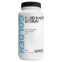 Течен мат акрилен медиум GOLDEN Fluid Matte Medium
