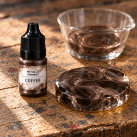 Течен металик пигмент за смола 5 ml – кафеава кафе (Coffee)