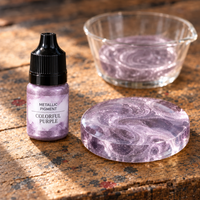 Течен металик пигмент за смола 5 ml – прелевачка виолетова (Colorful Purple)