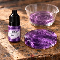 Течен металик пигмент за смола 5 ml – виолетова (Purple)