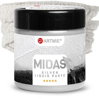 Течна метална паста ARTMIE MIDAS сребро - 2