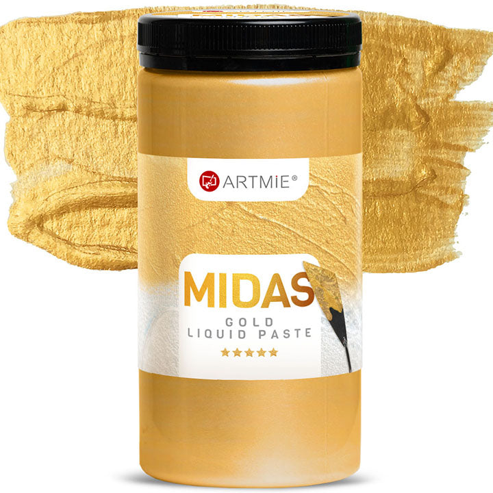 Течна метална паста ARTMIE MIDAS злато - 4