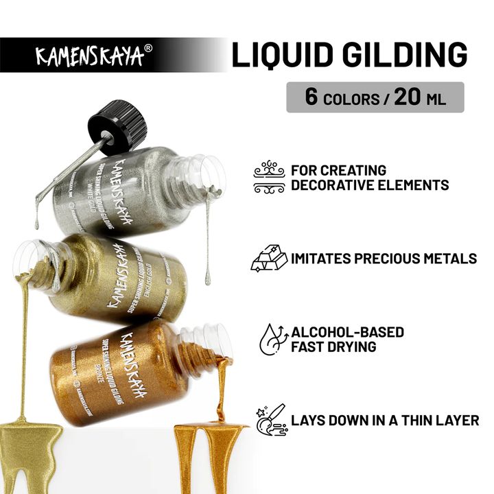 Течни метали за позлата KAMENSKAYA 100 ml - 8