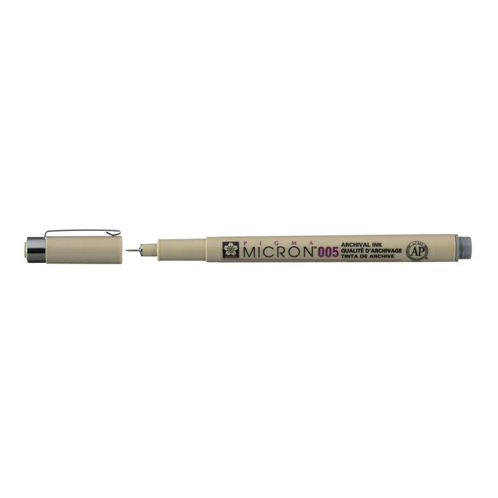 Техничко пенкало SAKURA Pigma Micron темно сива боја - 1