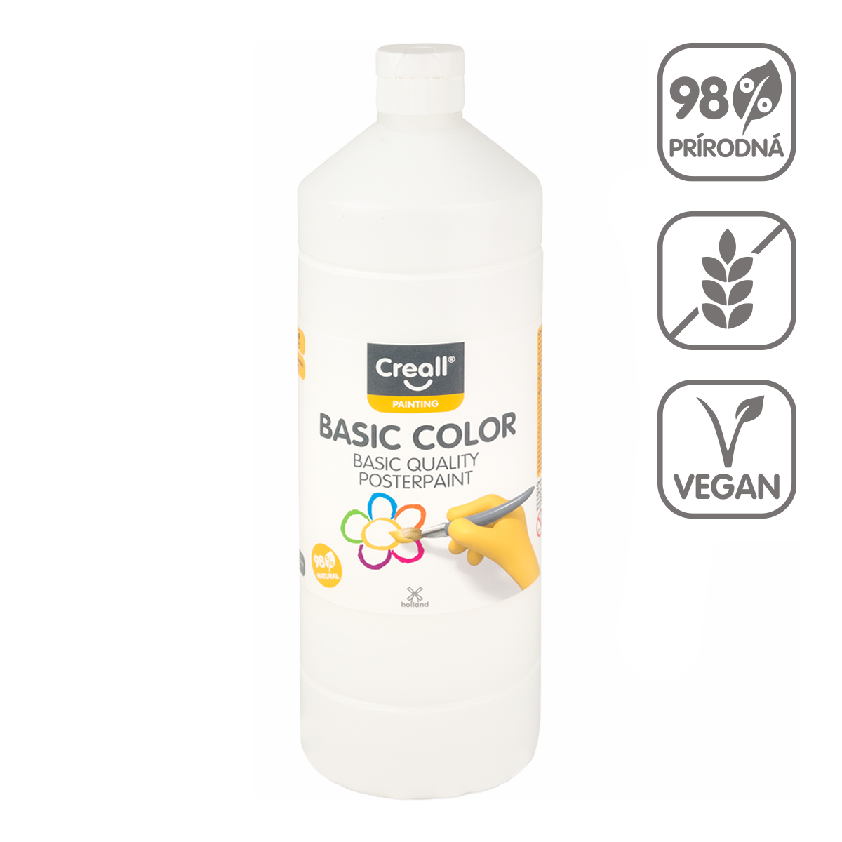 Темперна боја Creall, 1 000 ml – бела