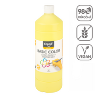 Темперна боја Creall, 1 000 ml – светложолта