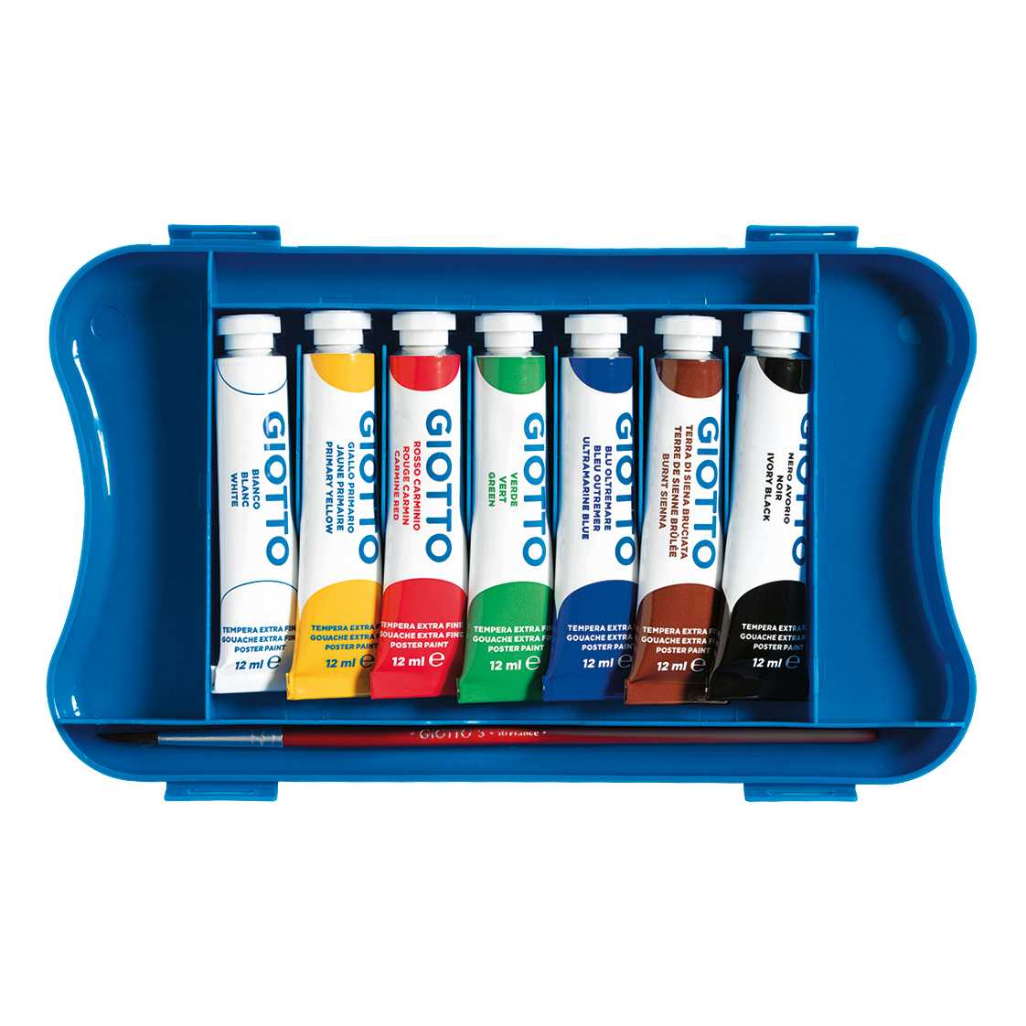 Темперни бои GIOTTO Extra Fine во туби со четка