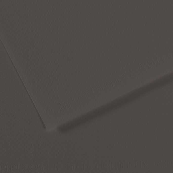 Тонирана хартија CANSON Mi-Teintes 50 x 65 cm – 160 g/m² – Јаглен сива 184