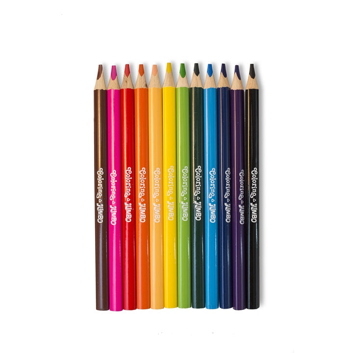 Триаголни JUMBO Colorino боички 12 парчиња - 2