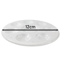 Тркалезна сликарска палета 12 cm | бела Phoenix