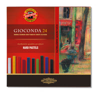 Тврди маслени пастели GIOCONDA - 24-делен сет