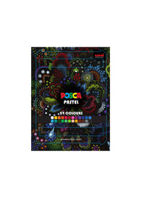 Posca KPA-100 24C восочни пастели, сет, микс бои
