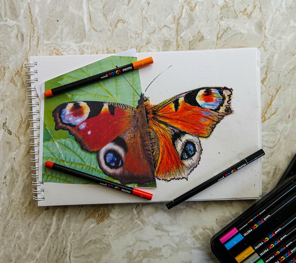 Posca KPA-100 24C восочни пастели, сет, микс бои